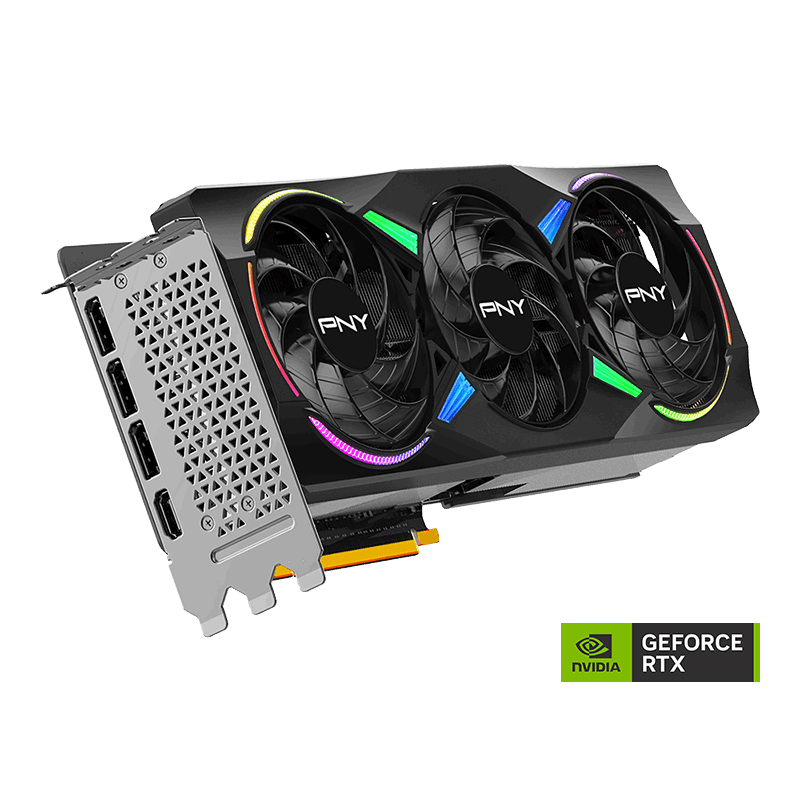 PNY GeForce RTX 5070 Ti 16GB ARGB Overclocked Triple Fan graphics card