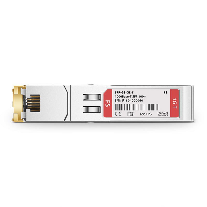 FS-compatible 1000BASE-T SFP transceiver module, pack of 10