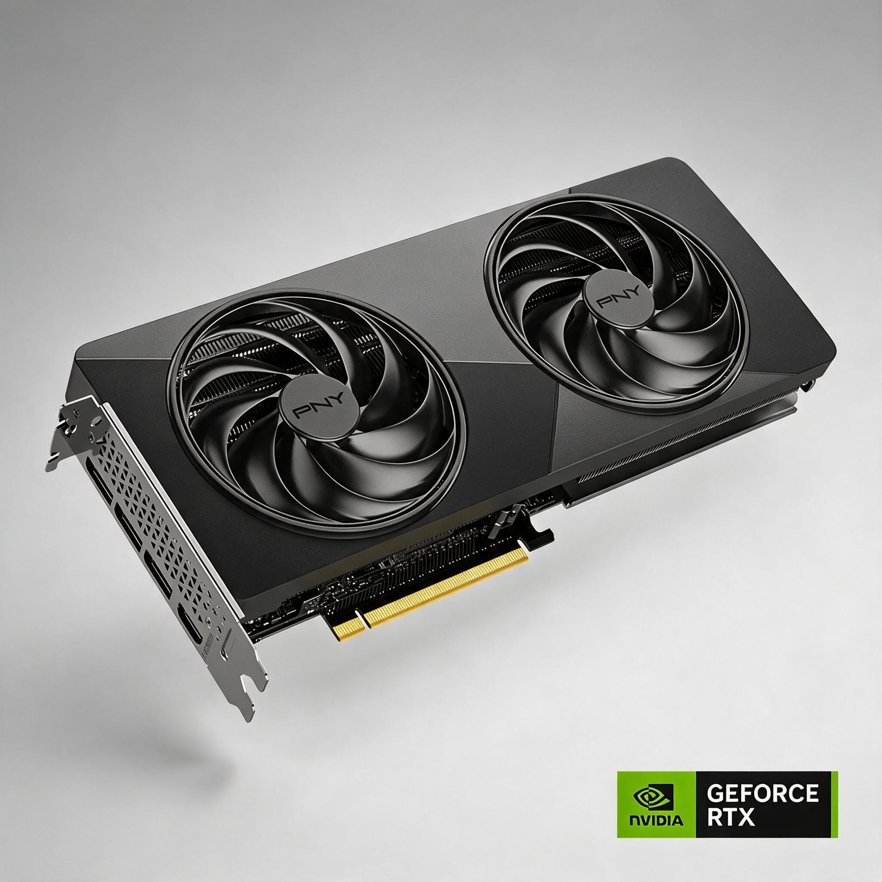 PNY GeForce RTX 5070 12GB SLIM Dual Fan Overclocked graphics card
