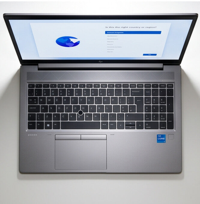 HP ZBook Firefly 15 laptop, side view