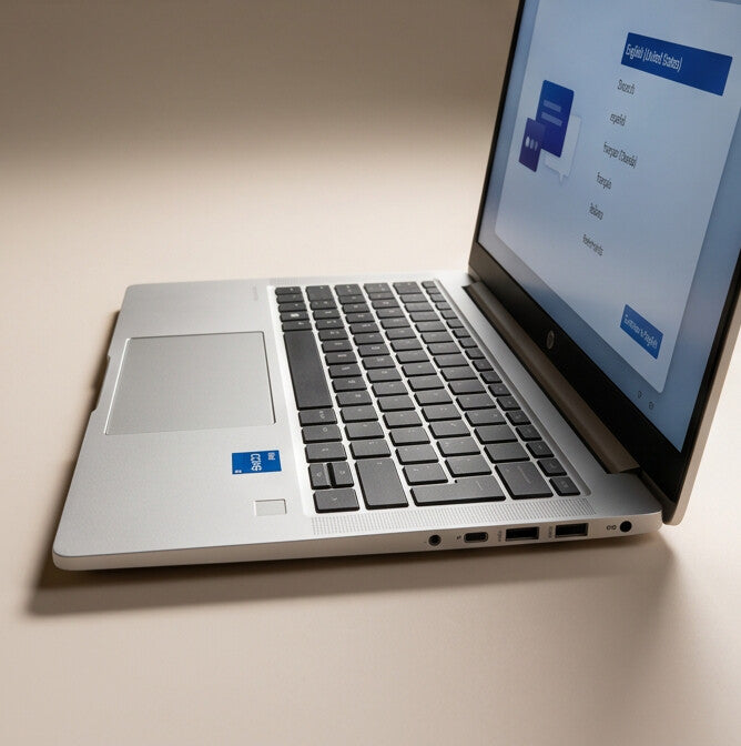 HP ProBook 430 G8 laptop, detail view