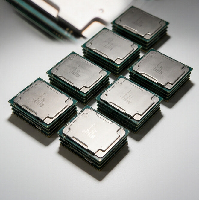 Intel Xeon Gold 6226R server processor, side view