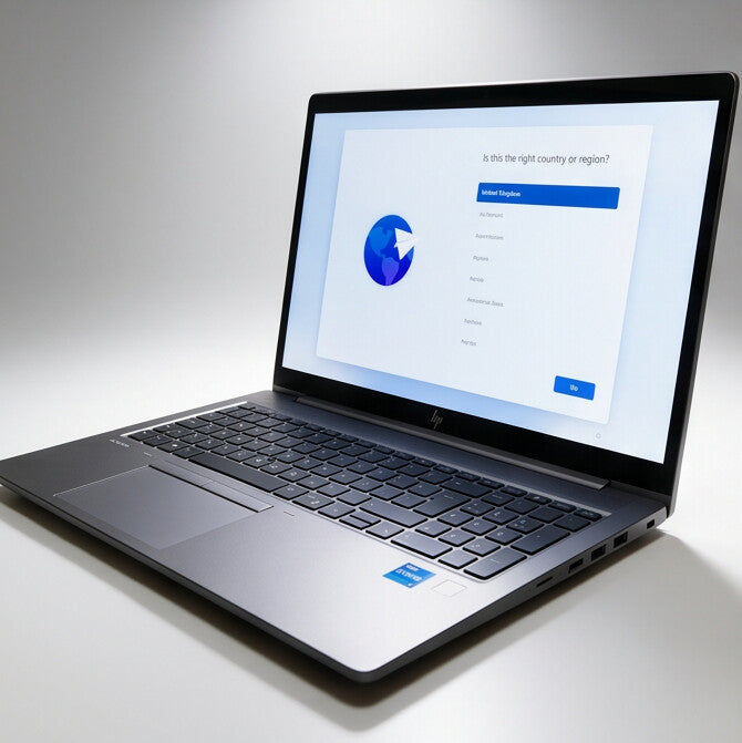 HP ZBook Firefly 15 laptop, detail view