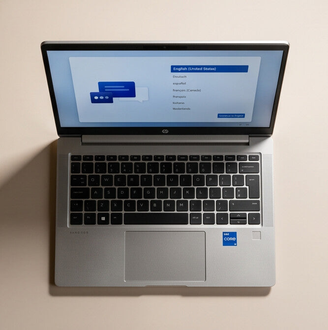 HP ProBook 430 G8 laptop, side view